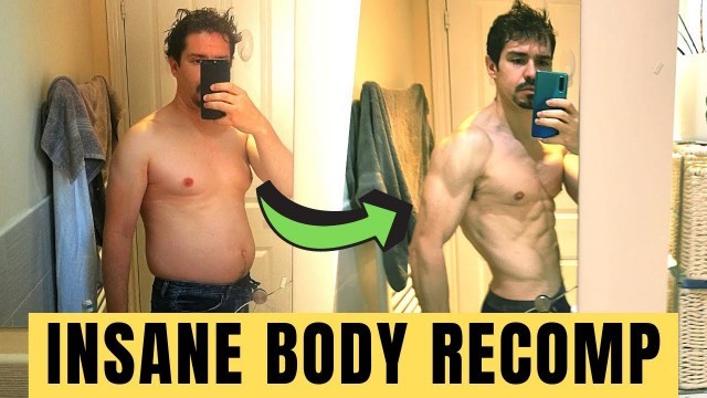 'INSANE Body Recomposition - Build Muscle & Lose Fat (FREE FULL WORKOUT & DIET)'