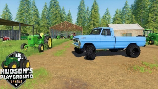 'Using only old tractors on a new farm | Back in my day episode 1 | Farming Simulator 2019'