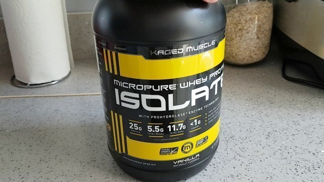 'New Kaged Muscle micropure whey isolate coming soon to the UK!'