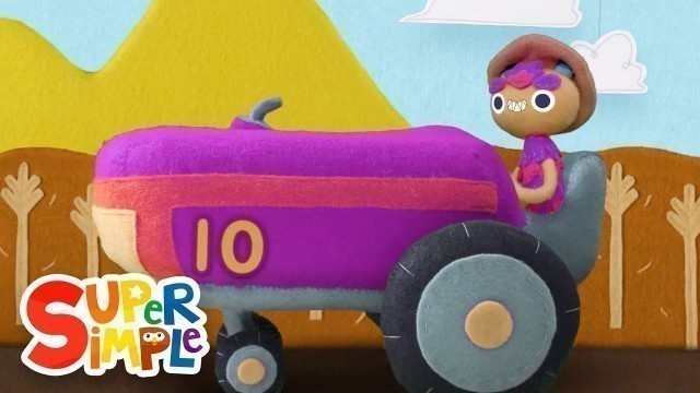 '10 Little Tractors | Kids Songs | Super Simple Songs'