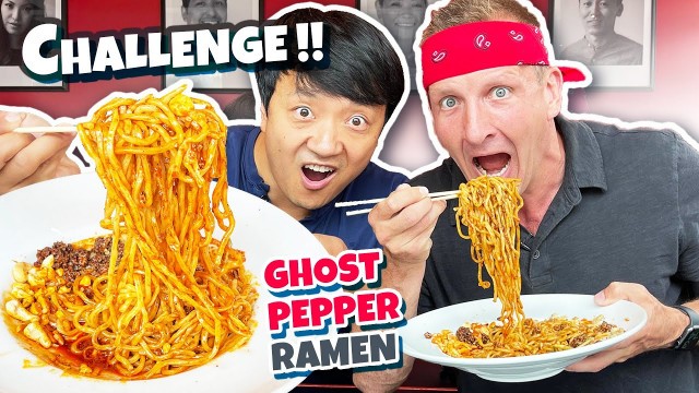 'The SPICIEST RAMEN NOODLES in Los Angeles CHALLENGE! With Sonny From BEST EVER FOOD REVIEW SHOW'