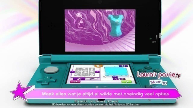 'Imagine Fashion Design - Launch trailer on Nintendo 3DS'