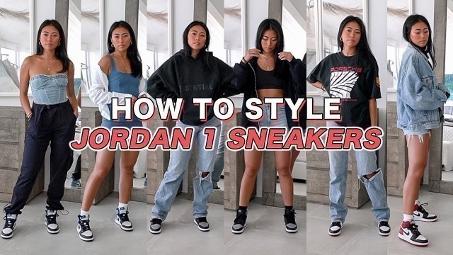 'How To Style Nike Air Jordan 1 Sneakers || Casual Outfit Ideas || Christine Le'