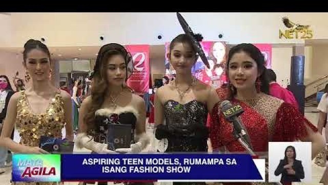 'Aspiring teen models, rumampa sa isang fashion show'