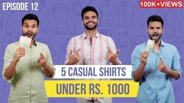 '5 SMART Casual Shirts For Men In ₹800 