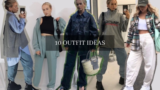 '10 OUTFIT IDEAS | Everyday Autumn Looks, 2020 trends, Oversized Casual Style'