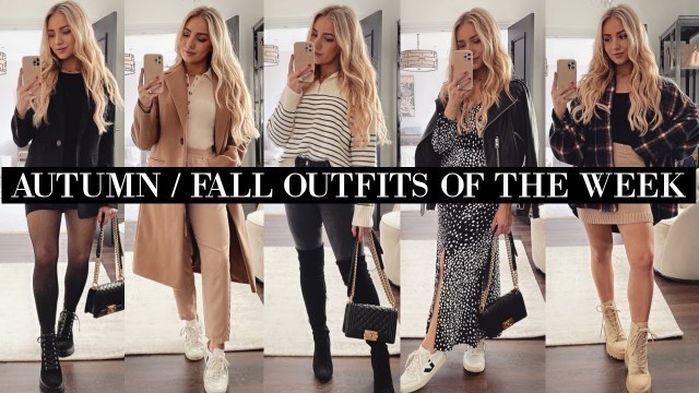 'AUTUMN / FALL OUTFITS OF THE WEEK 2021 / Casual & Comfy Outfits'