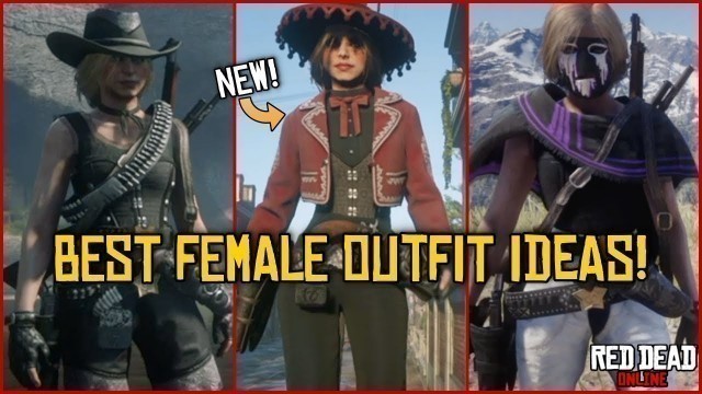 'TRYHARD & CUTE FEMALE OUTFITS | RDR2 ONLINE | FREE ROAM SHOWCASE'