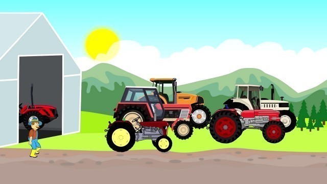 'The Farmer Story | Farm Work - Fairy Tractors | Praca na Farmie i Bajki Traktory - Kiszonka Dla Krów'