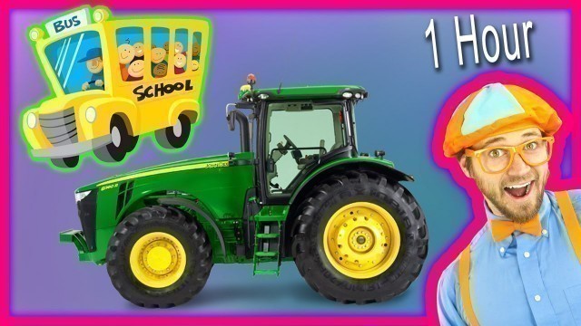 'Videos for Toddlers - Learn Numbers and Alphabet with Animals & Tractors. 1 Hour!'