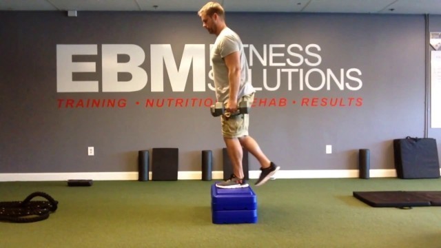 'Step downs (DBs) - EBM Fitness Solutions'