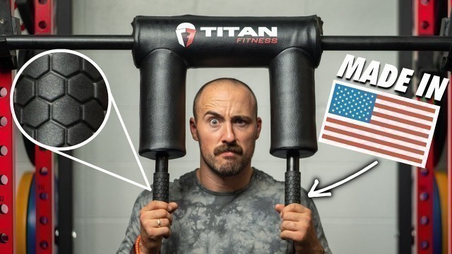 'TITAN Series Safety Squat Bar Review - Made in USA Upgrade!'