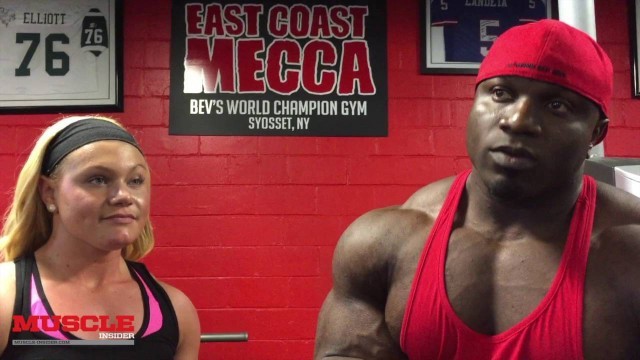 'Akim Williams trains delts in The East Coast Mecca'