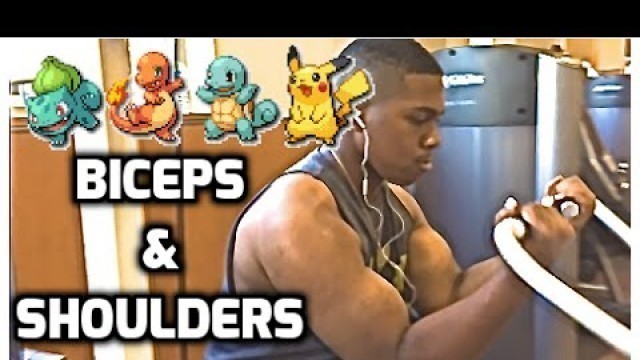 'Biceps~Shoulders~Squirtle?? #TBT Teen Fitness | Bicep & Shoulder Routine Workout'