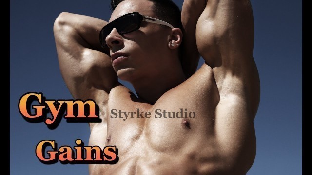 '19 yr old Teen Bodybuilder Morgan Gym Training with Styrke Studio'