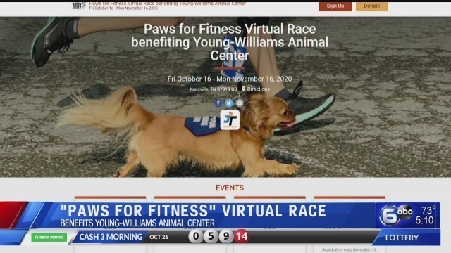 'Young-Williams holding \'Paws for Fitness\' virtual race'