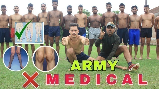 'Indian Army Medical Test in Hindi 2021 Full Video | Knock Knee Medical Army Rally Bharti - JD Sir'