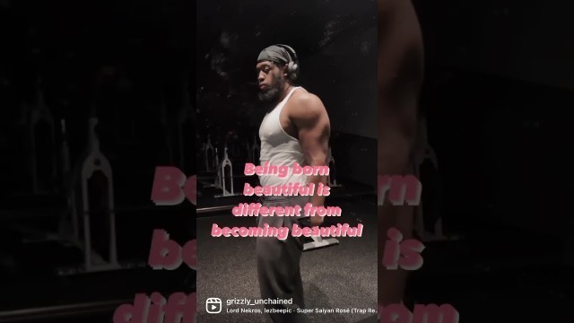 'It’s better to become beautiful #fitness #gym #tiktok #anime #dbs #gokublack #gymmotivation'