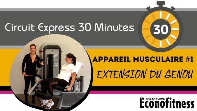 'Appareil Musculaire #1 | Extension Du Genou | CIRCUIT EXPRESS 30 MINUTES | Éconofitness'