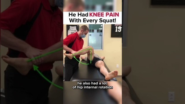 'He Had KNEE PAIN With Every Squat!'