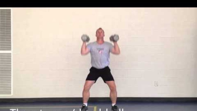 'StewSmith Fitness Library:  Thrusters w/DBs'