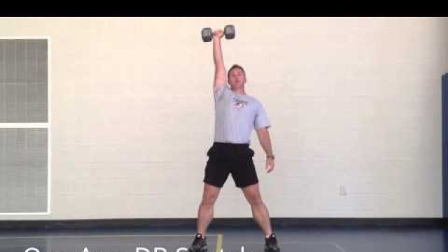 'StewSmith Fitness Library:  One-Arm Snatch (DBs)'