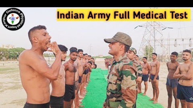 'Indian Army Medical Test in Hindi 2022!Full Video army medical test GD Clerk Technical Tradesman!!!!'