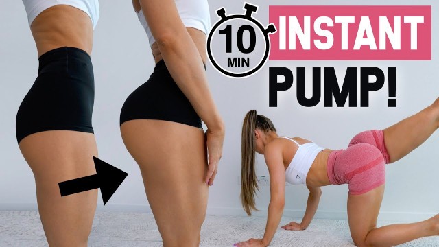 'Get INSTANT BOOTY PUMP in JUST 10 MIN! - Floor Only, No Squats, No Equipment, At Home'