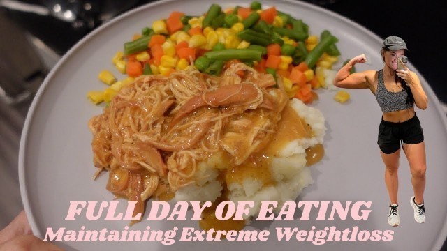 'FULL DAY OF EATING- Keeping Off 140 lbs | Felicia Keathley'