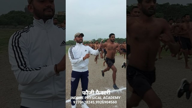 'Indian Army 1600 Meter Running Practice Viral Video Indore Physical Academy #Shorts 9770678245'