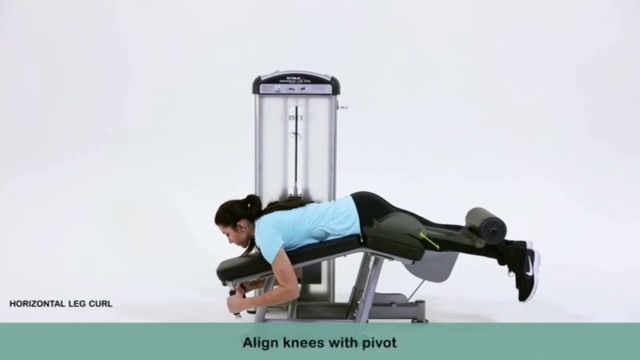 'True Fitness FUSE-1800 Horizontal Leg Curl | Fitness Direct'