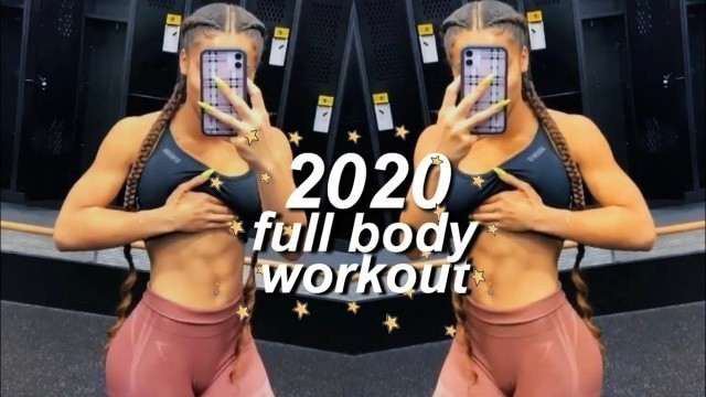 'Get Fit For 2020! My Full Body Workout Routine | Azlia Williams'