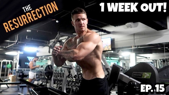 'FREEZMA - The Resurrection | One Week Out From Comp!! | Physique Update + Chest Day'