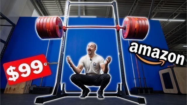 'I BOUGHT the CHEAPEST Squat Rack on AMAZON I Could Find…'