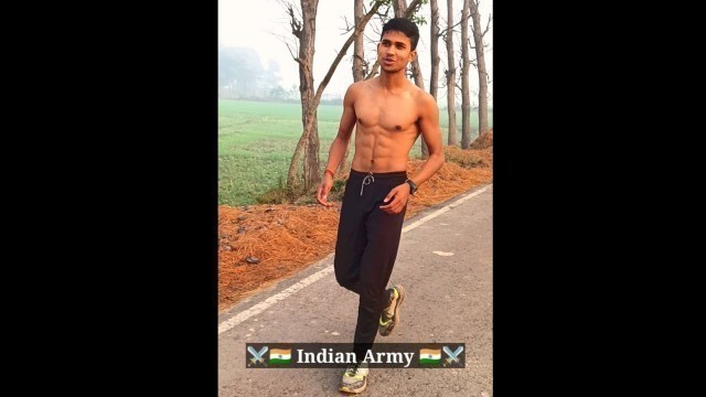 'Indian Army Physical Test Practice 4:40 Shorts Video / #armystatus #armyshayri #armylover'