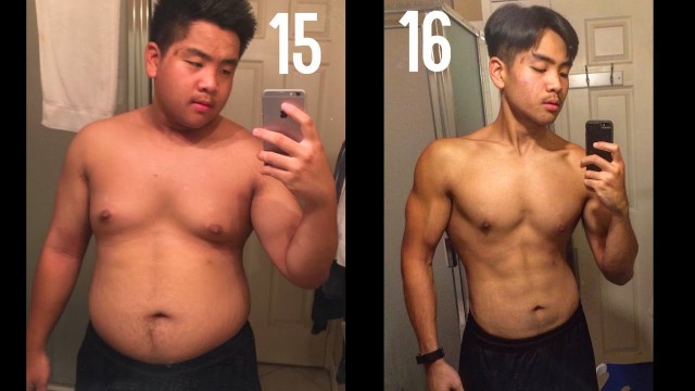 '1-2 Year Weight Loss Transformation (15-16) Teenager Alex Ho'