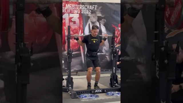 'Deutscher Meister POWERLIFTING‘ 22 GDFPF M1 bis 75KG Squat 190Kg RAW'