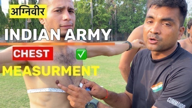 'Indian Army Chest Measurment 77 to 82CM 2022 Full Viral Video !अग्निवीर चेस्ट टेस्ट –JD Sir'