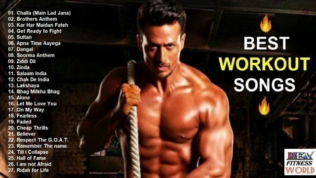 'Best Gym Workout Songs - Best Hindi Workout Songs - Best Hindi Gym Songs- Best English Workout Songs'