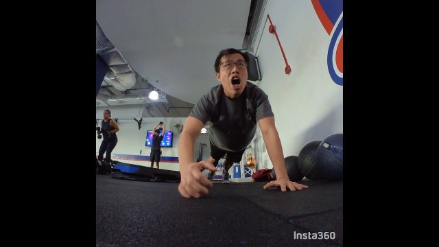 'Insta360 GO 2 [1:1] Pro Video (FlowState stabilization) Test - Workout @ F45 Training Tanjong Rhu'