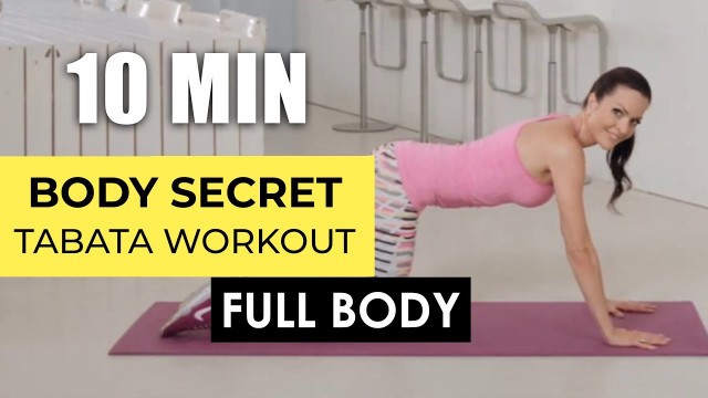 'FULL BODY - TABATA-WORKOUT - MIT KATE HALL | BODY SECRET - WOMENS BODY SHAPE FITNESS | DETLEF SOOST'