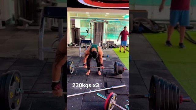 '230kgs dead lift 