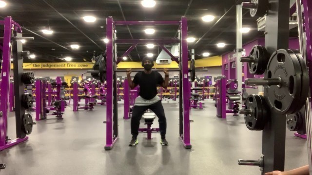 'Robin Achoe Jr Planet Fitness Weight Training Squats 115 Pounds Set 4 of 5/10 Reps'