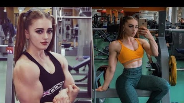 'The Russian muscle Barbie  Meet Julia vins | Power lifter , Fitness Model | wtf bodies'