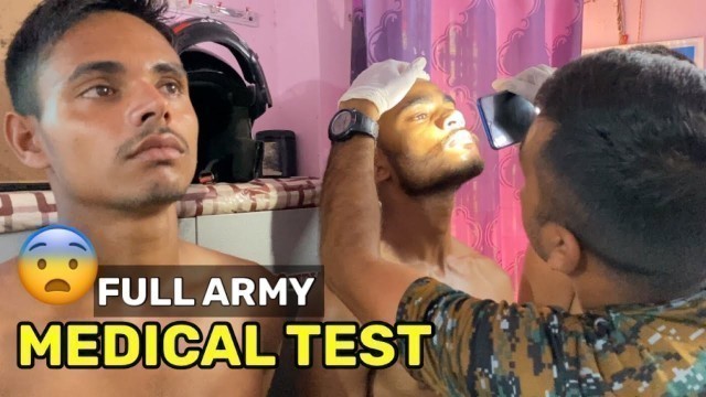 'Full Medical Test Indian Army