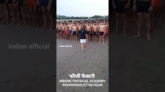 'Indian army physical test practice Indore physical academy fauji factory ।। #shorts #viral #ytshorts'