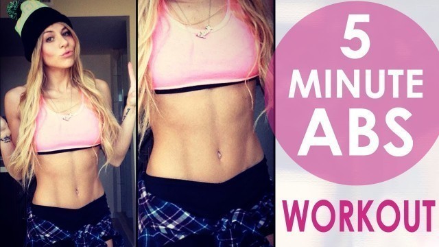 '5 Minute Ab Workout to Pharrell Williams - \"Marilyn Monroe\" | Mandy Jiroux'