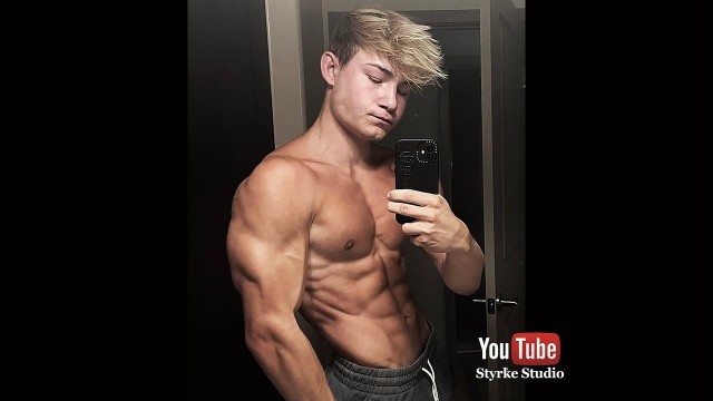 'Teen Bodybuilding Fitness Model Reid Lorenz Body Update Styrke Studio'