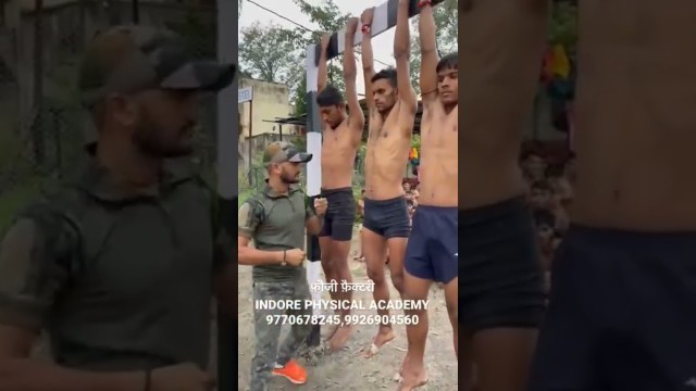 'Indian army physical test 4.40 ।। Indore physical academy ।। #army #shorts #ytshorts #viral'