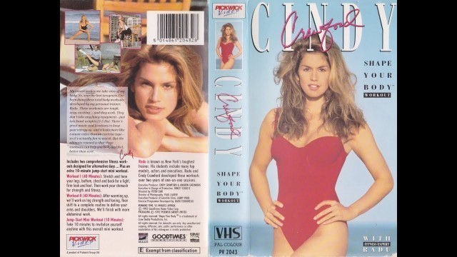 'Cindy Crawford: Shape Your Body Workout (1992 UK VHS)'